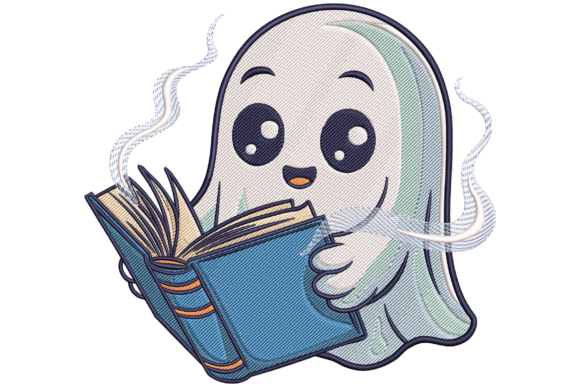 Book Lover Ghost: A Seasonal Embroidery Review