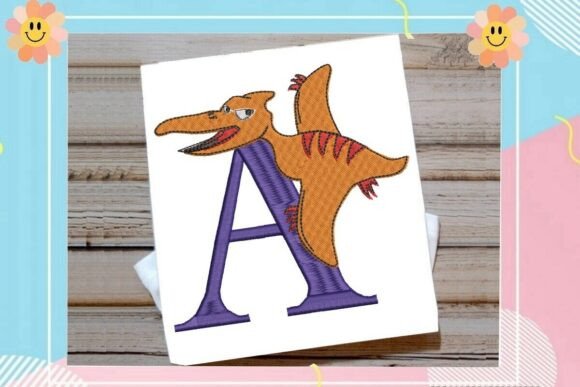 Dinosaur Monogram Alphabet Letter A: A Designer Review