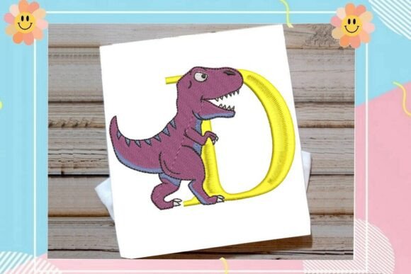 Dinosaur Monogram Alphabet Letter D: A Designer’s Review