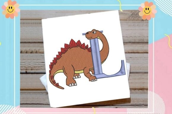 Dinosaur Monogram Alphabet Letter L: A Designer’s Review