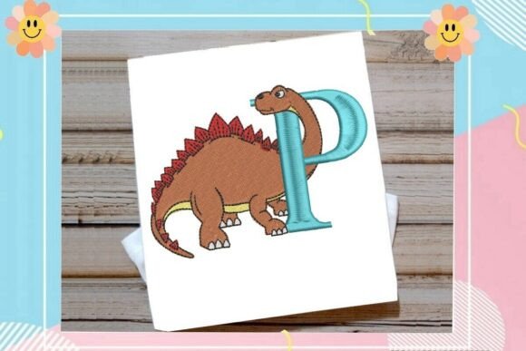 Dinosaur Monogram Alphabet Letter P Review