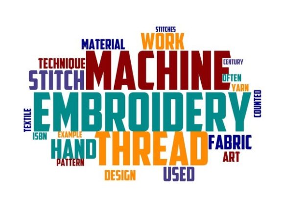 Embroidery Typography Print: A Business Design Review