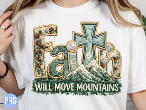 Faith Will Move Mountains Embroidery PNG Review