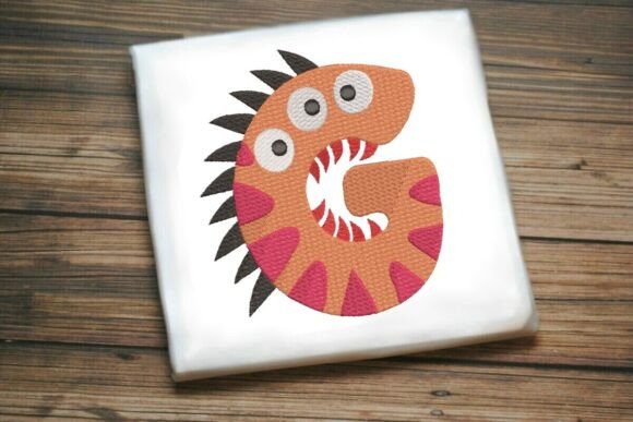 Fun Monster Alphabet Letter G: An Embroidery Review
