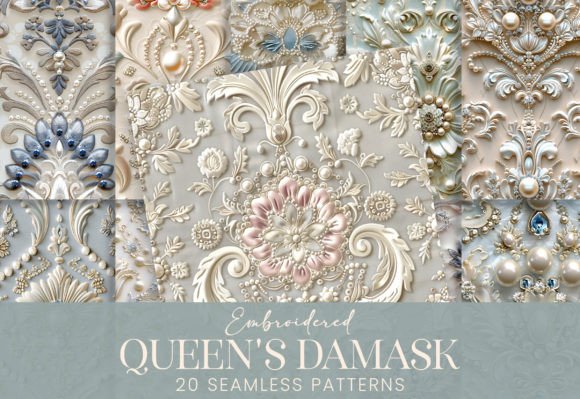 Pearls Crystals French Damask: A Crafter's Review