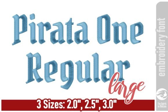 Pirata One Blackletter Font: Craft Fair Review